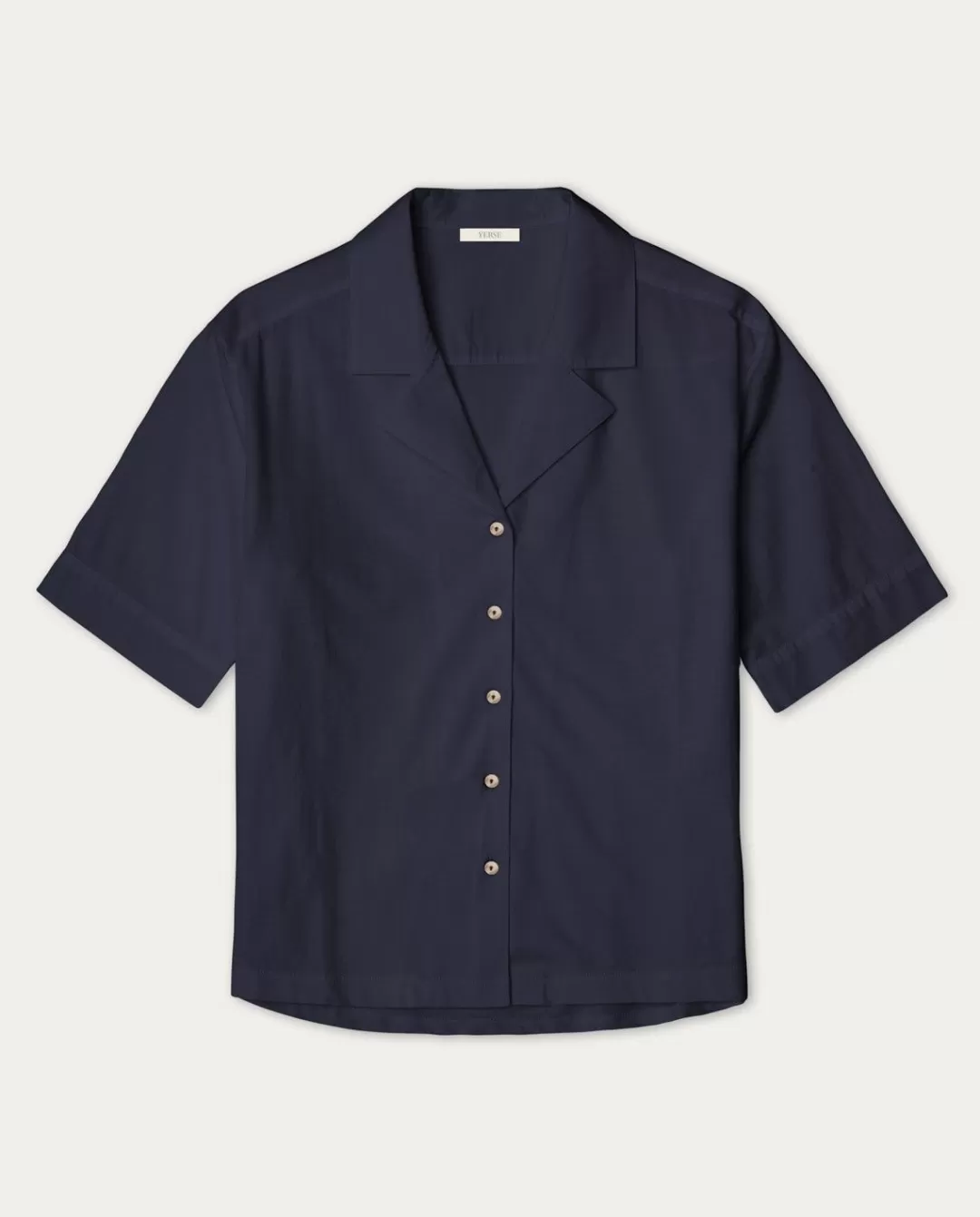 YERSE 100% Cotton Shirt Navy