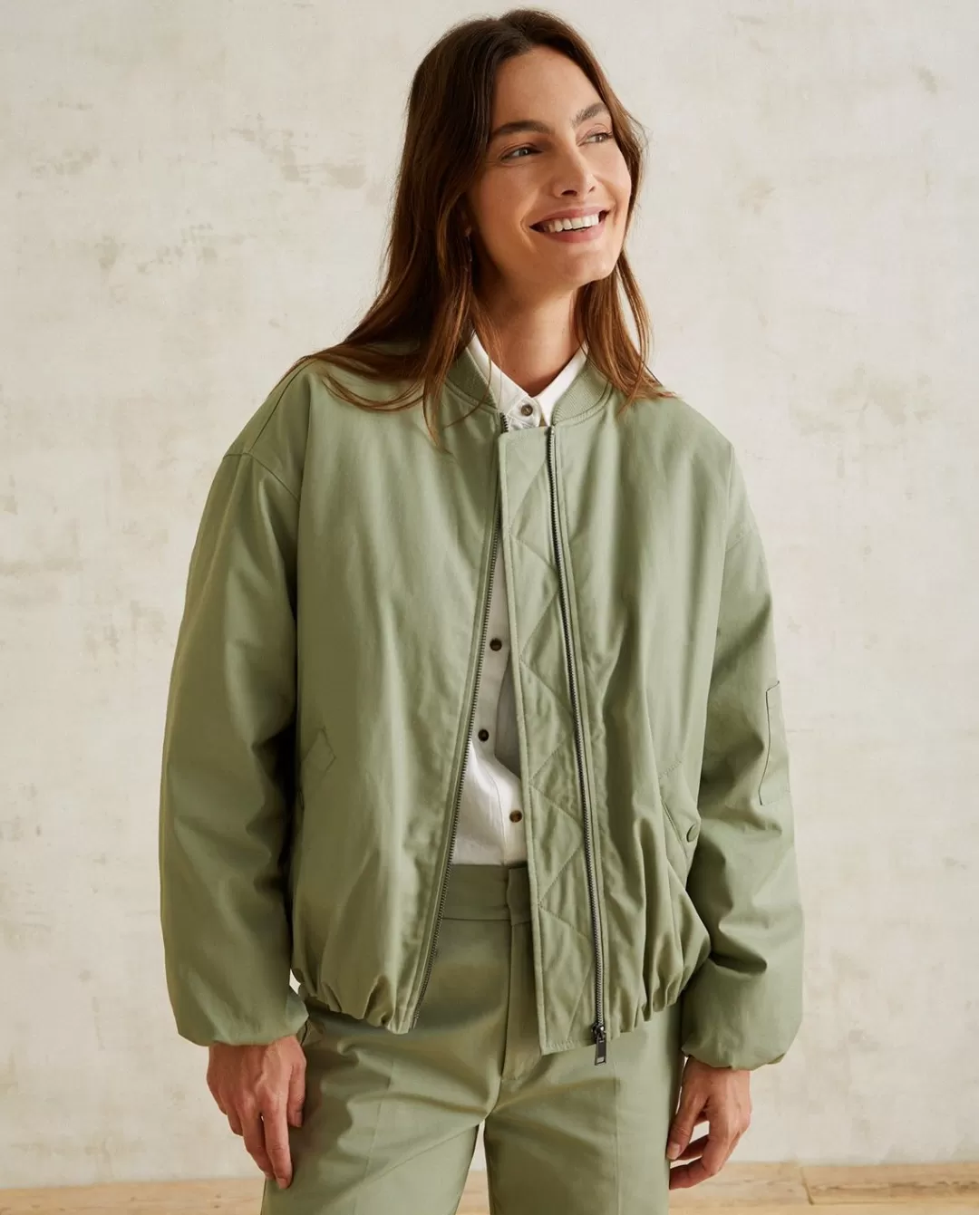 YERSE Bomber Water Repellent Green