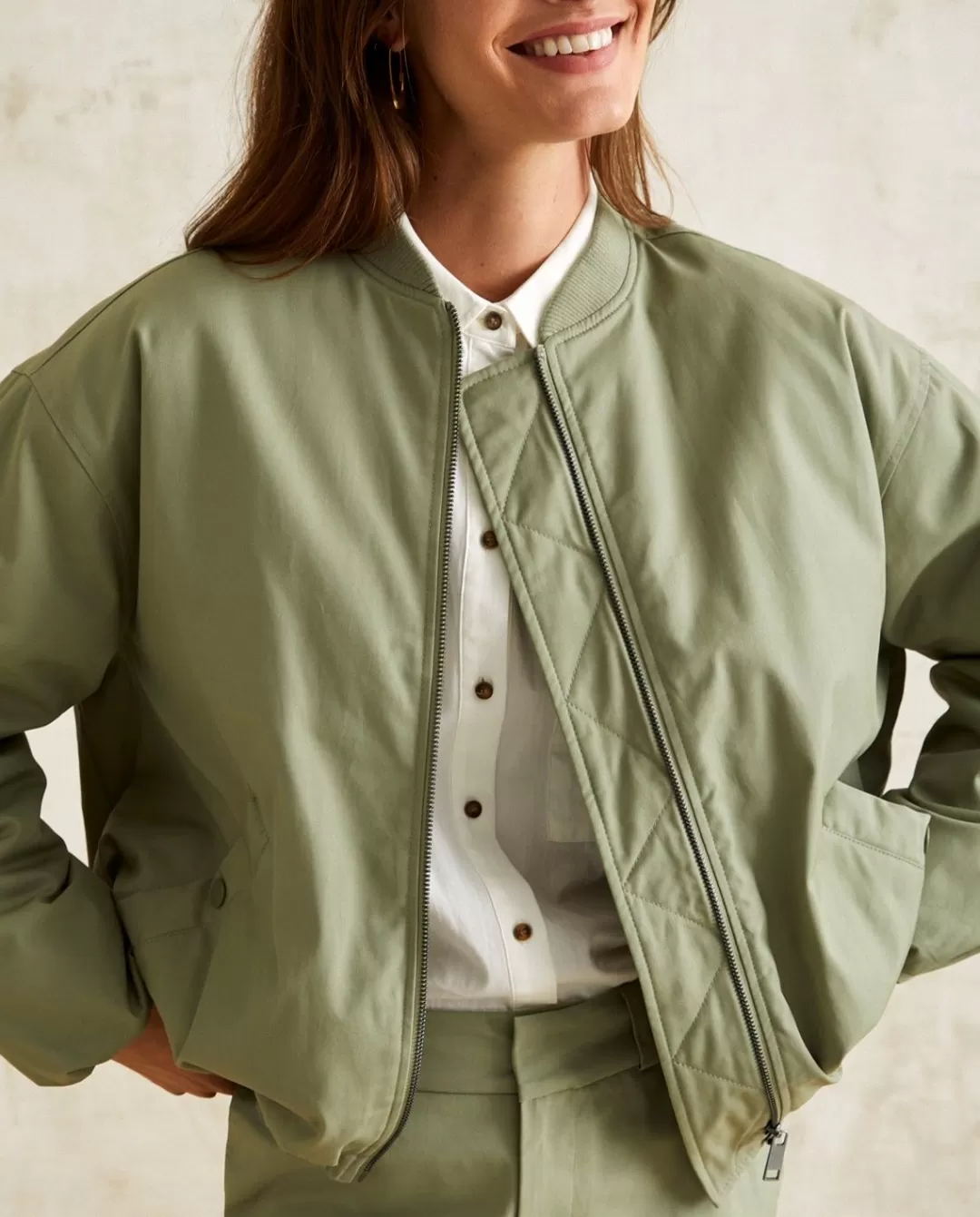 YERSE Bomber Water Repellent Green