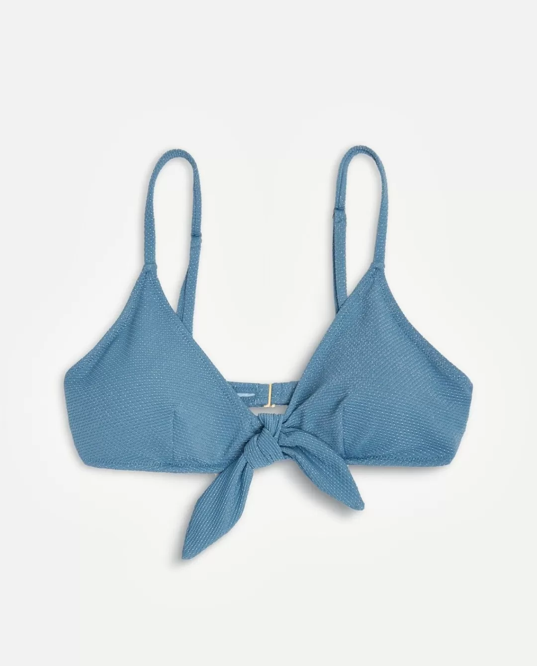 YERSE Bow Bikini Top Blue