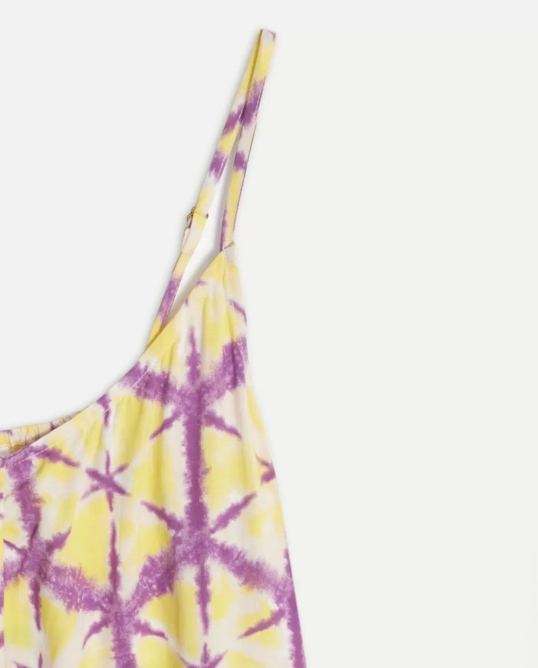 YERSE Flowy Tie-Dye Top Yellow