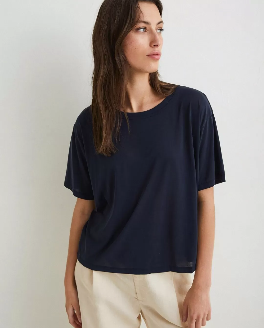 YERSE Flowy T-Shirt Navy