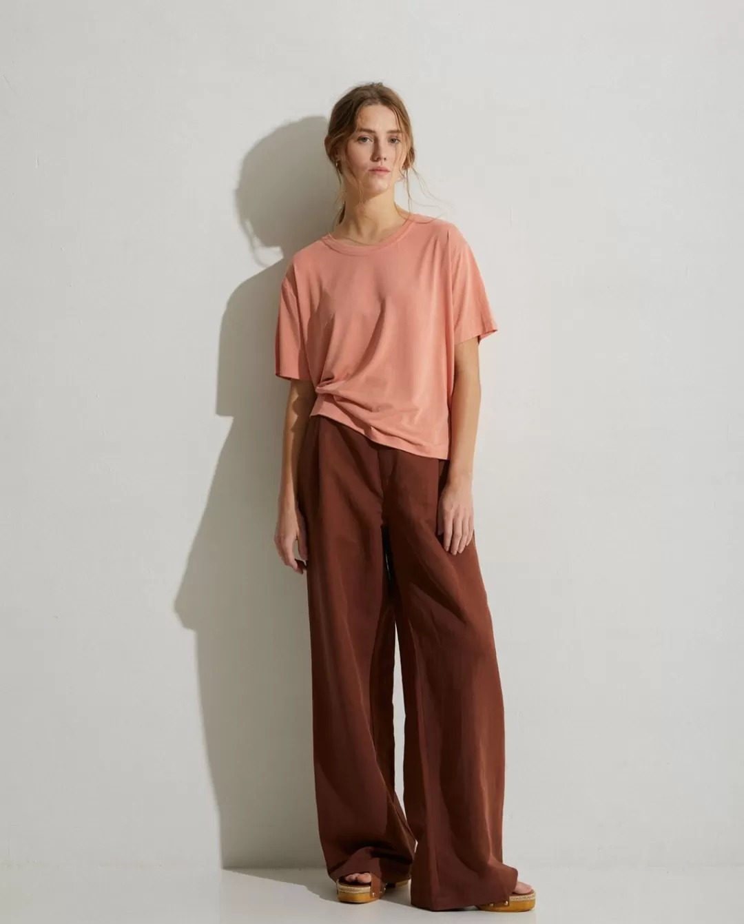 YERSE Flowy T-Shirt Salmon