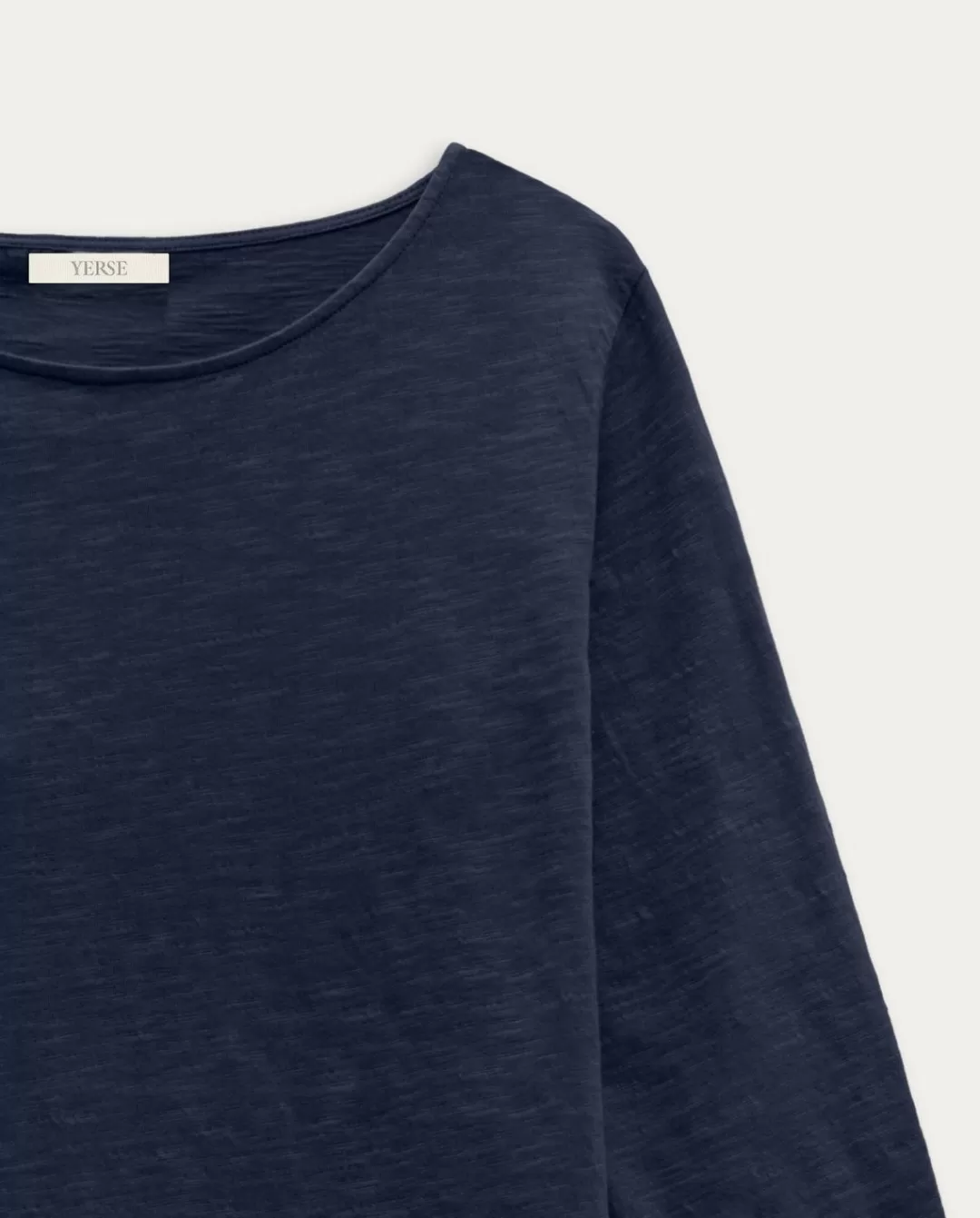 YERSE French Sleeve T-Shirt Navy