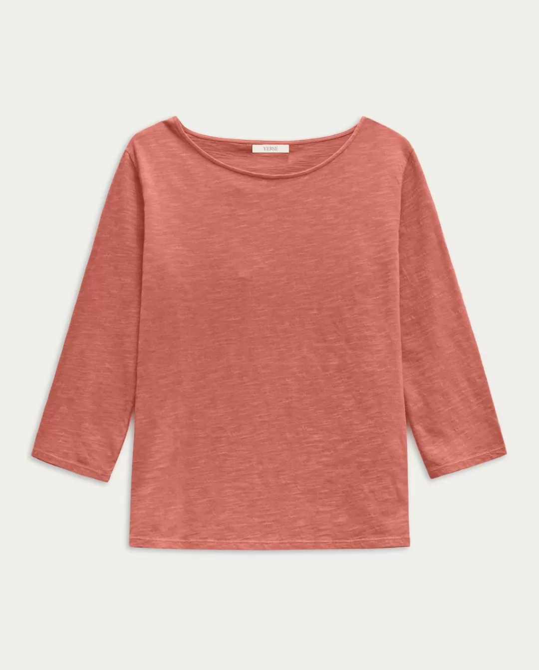 YERSE French Sleeve T-Shirt Terracota