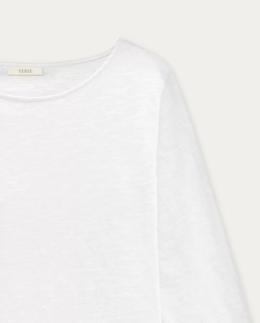 YERSE French Sleeve T-Shirt White