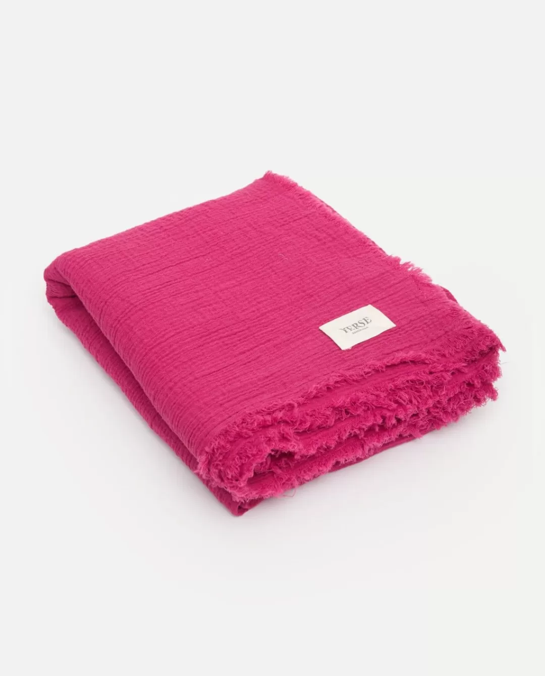 YERSE Muslin Towel Fuchsia