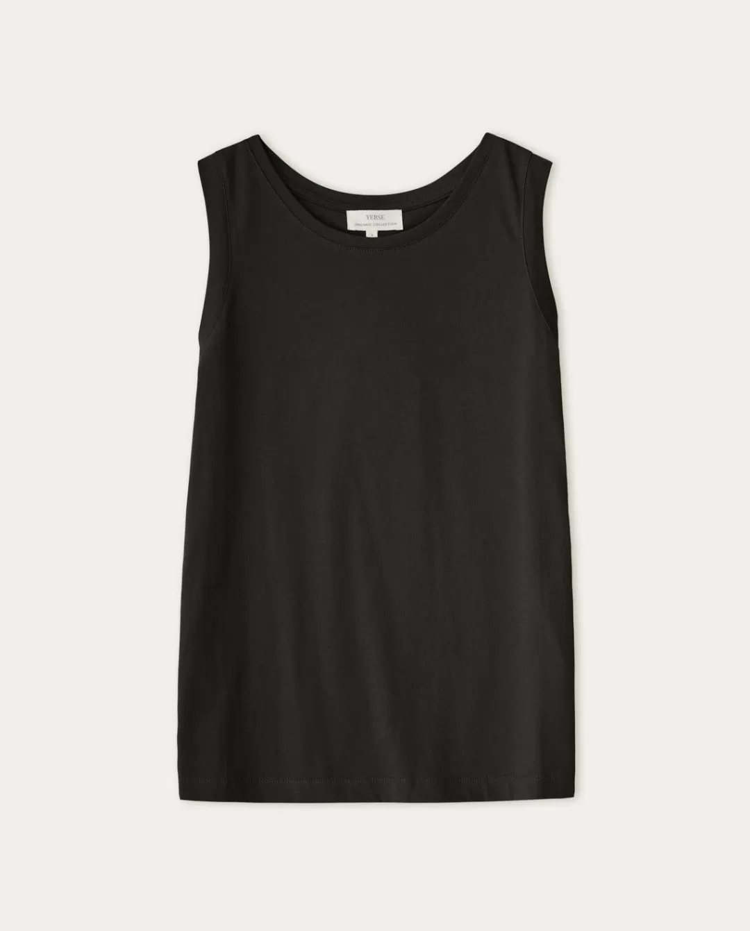 YERSE Organic-Cotton Top Black