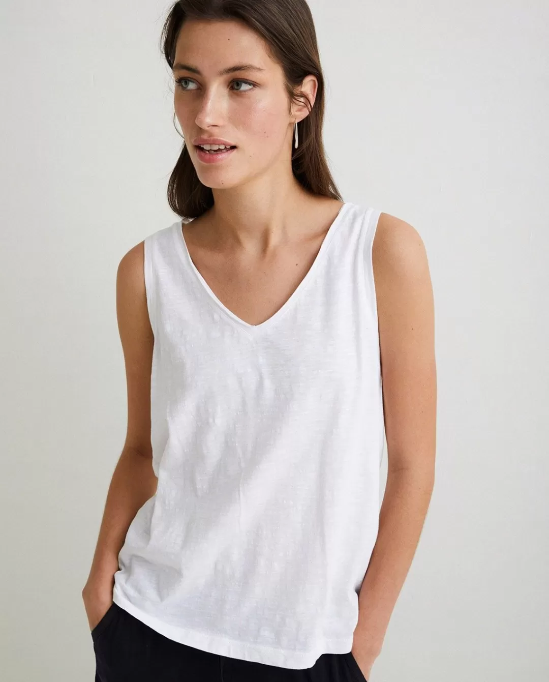 YERSE Organic-Cotton Top White