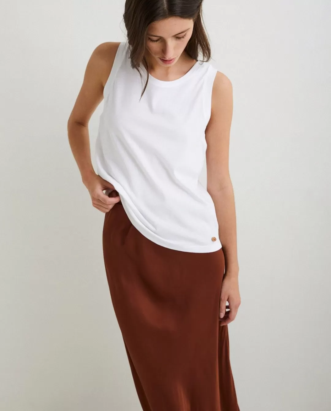 YERSE Organic-Cotton Top White