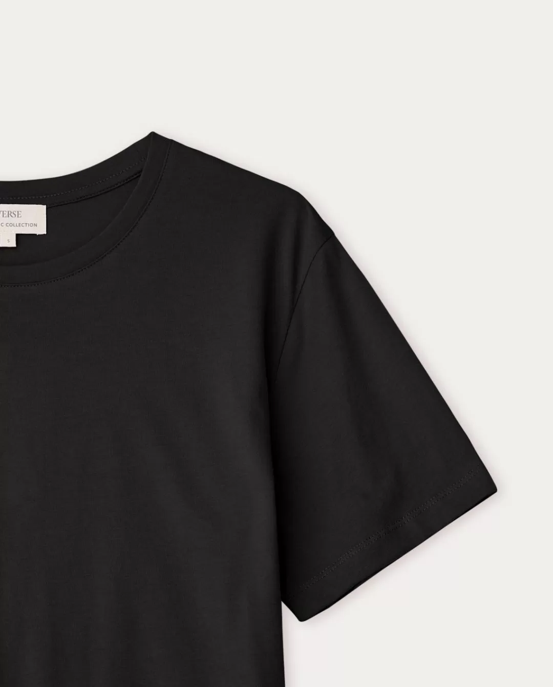 YERSE Organic-Cotton T-Shirt Black