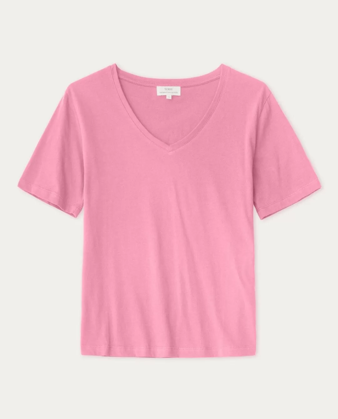 YERSE Organic-Cotton T-Shirt Pink