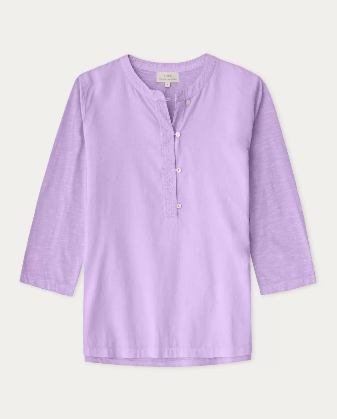 YERSE Organic-Cotton T-Shirt Purple