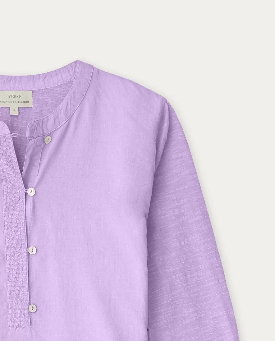 YERSE Organic-Cotton T-Shirt Purple