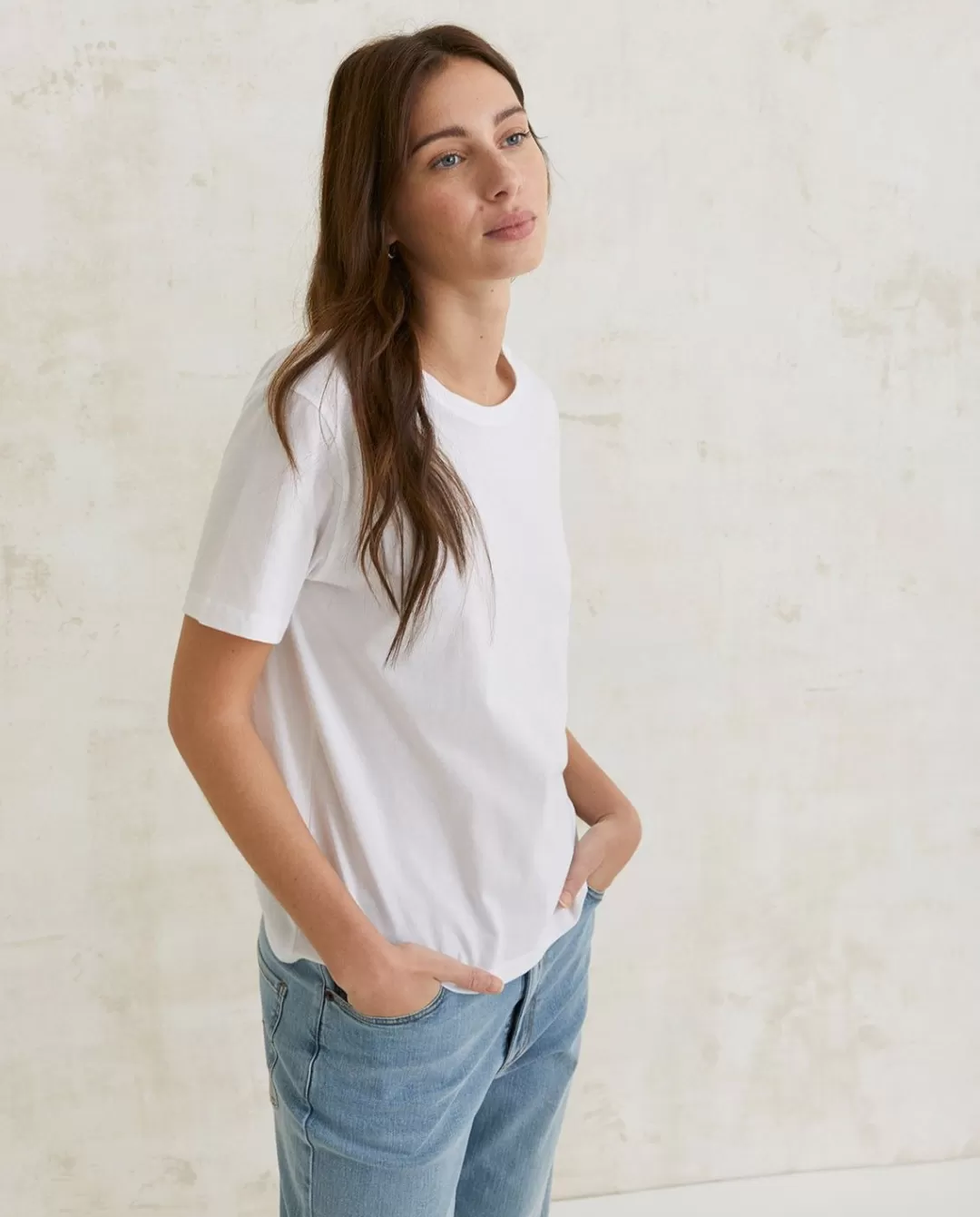 YERSE Organic-Cotton T-Shirt White