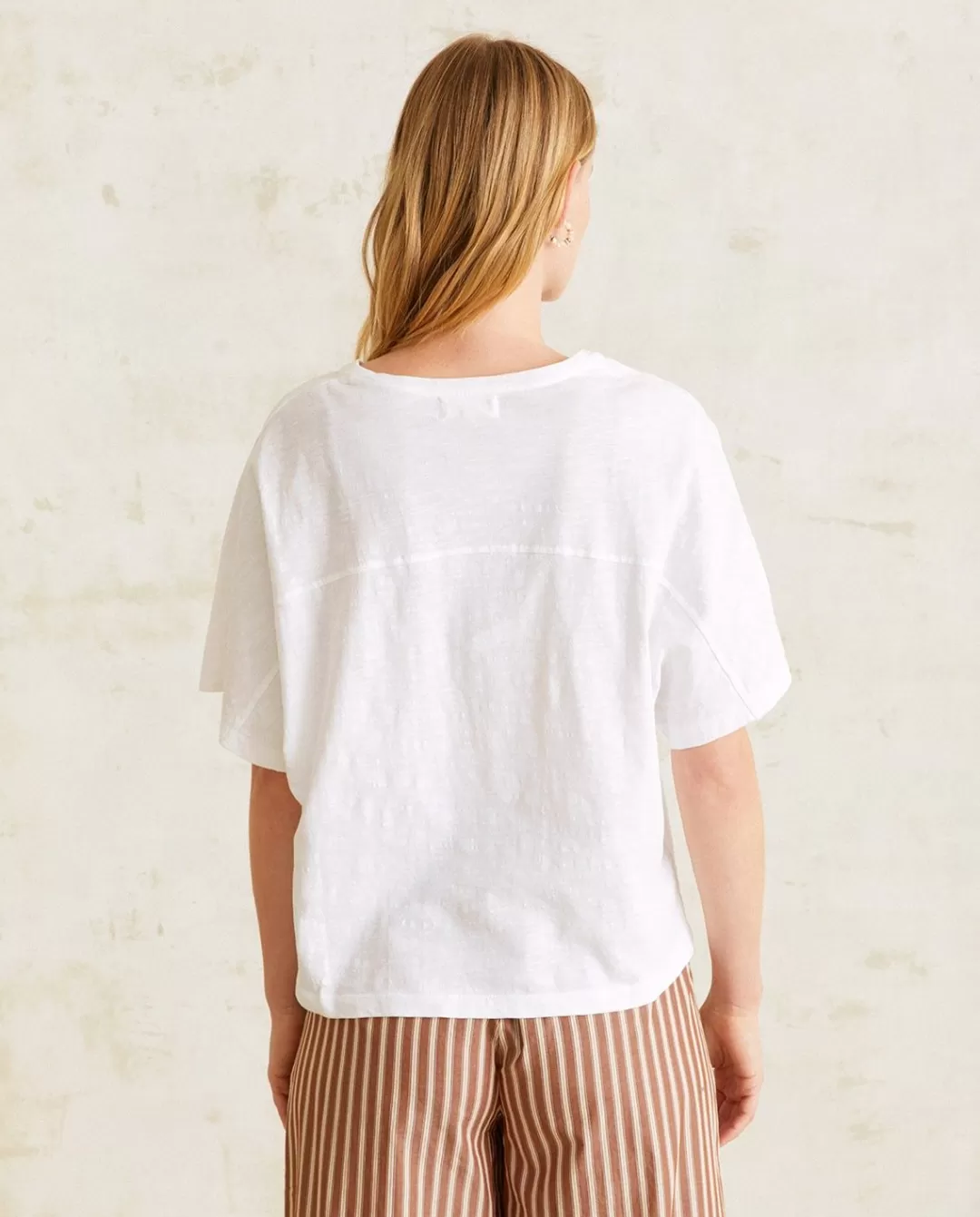 YERSE Oversize Organic-Cotton T-Shirt White