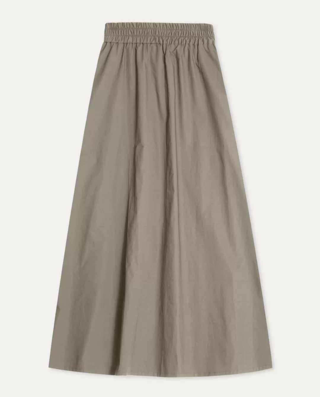 YERSE Poplin Skirt Khaki