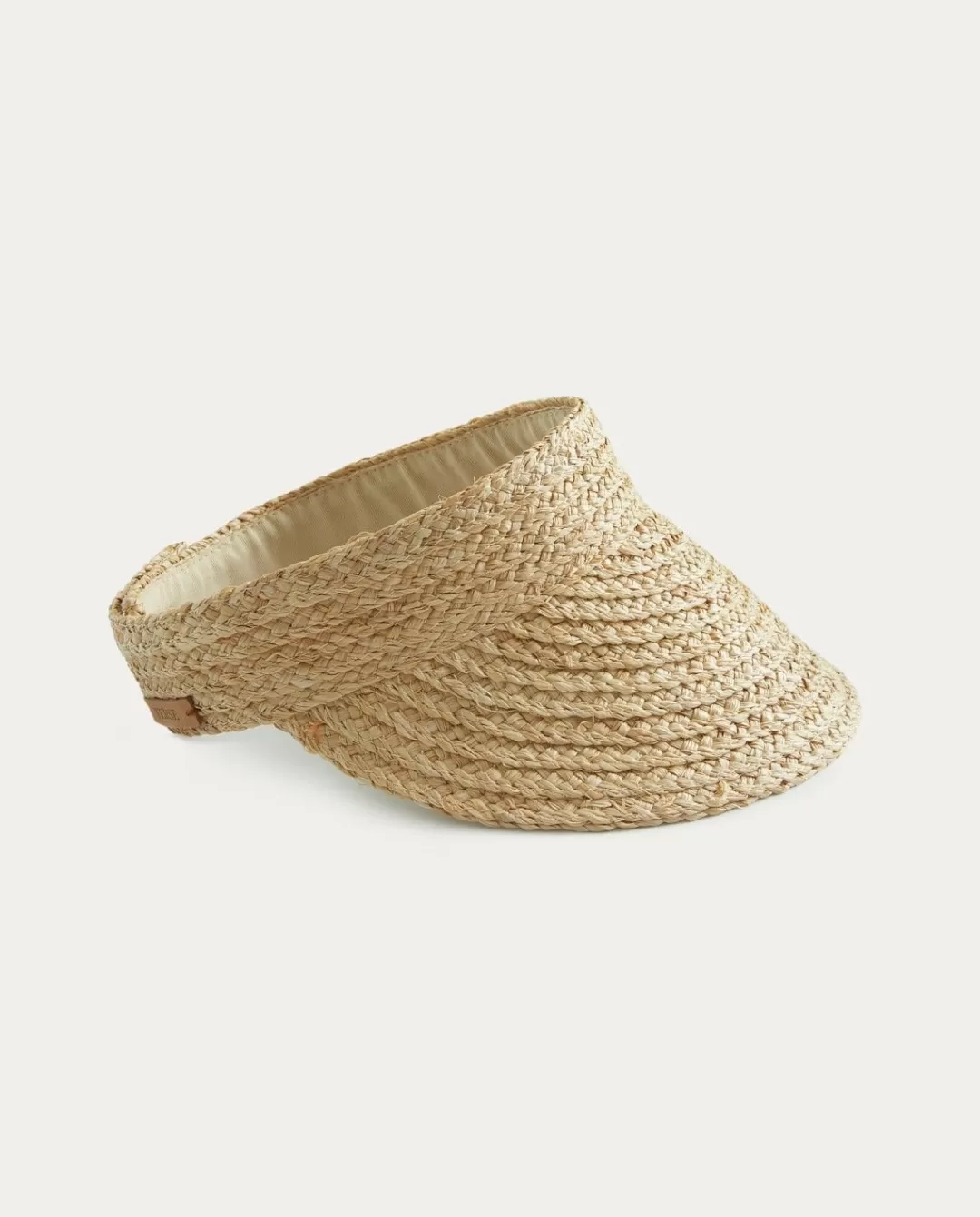 YERSE Raffia Visor Natural