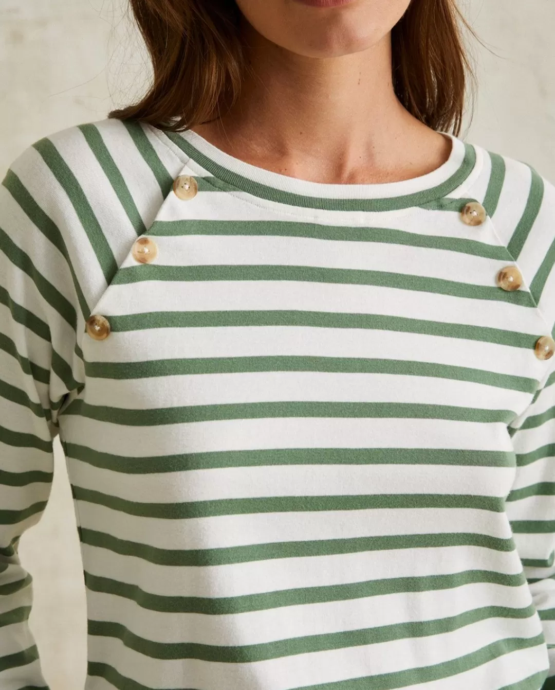 YERSE Sailor Stripes T-Shirt Green