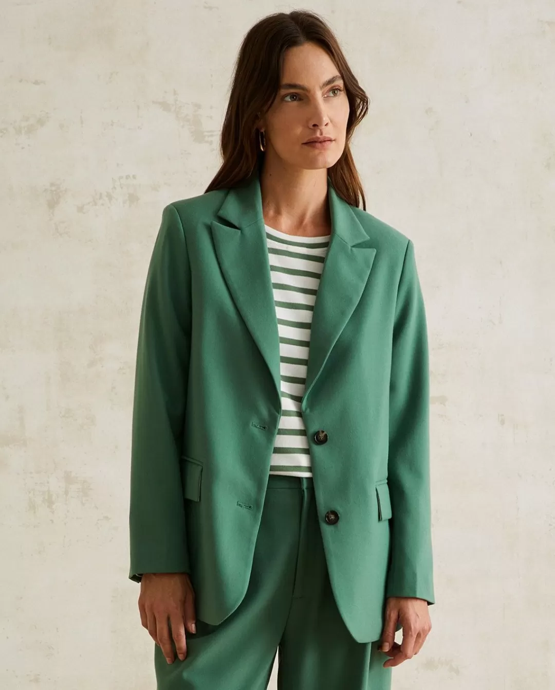 YERSE Shoulder Pads Blazer Green