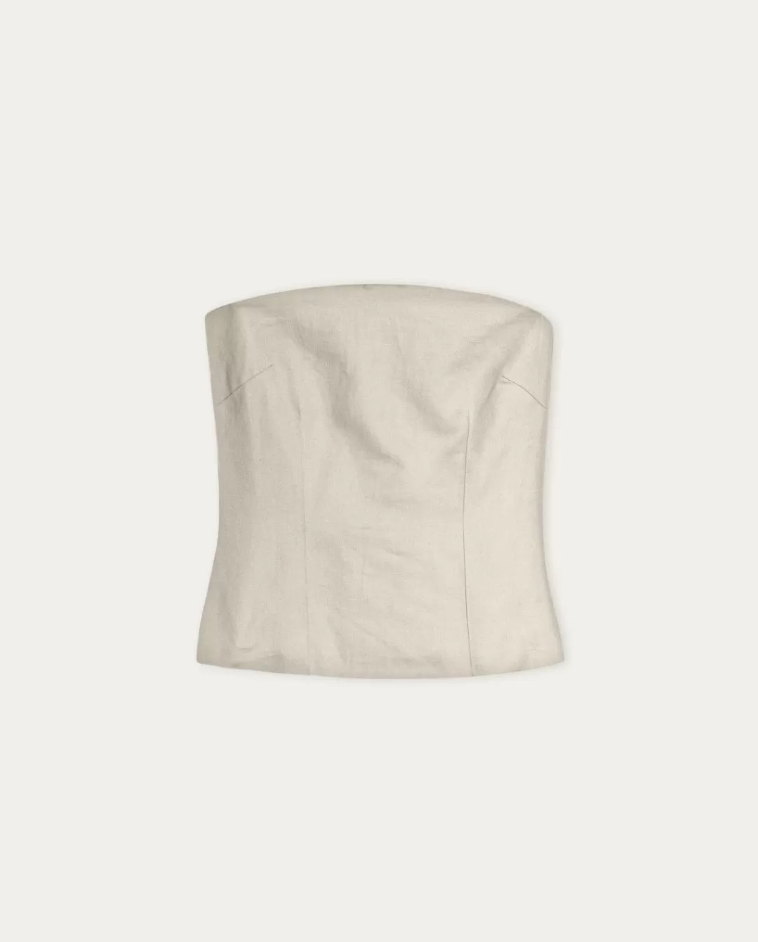 YERSE Strapless Top Natural