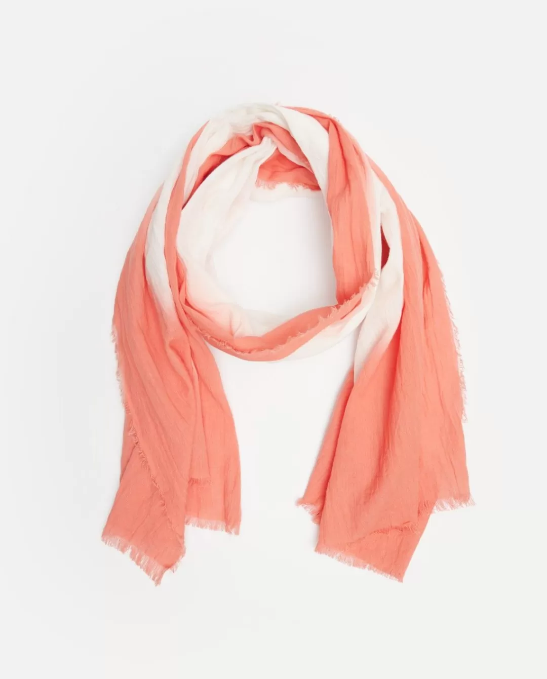 YERSE Tie-Dye Cotton Foulard Orange