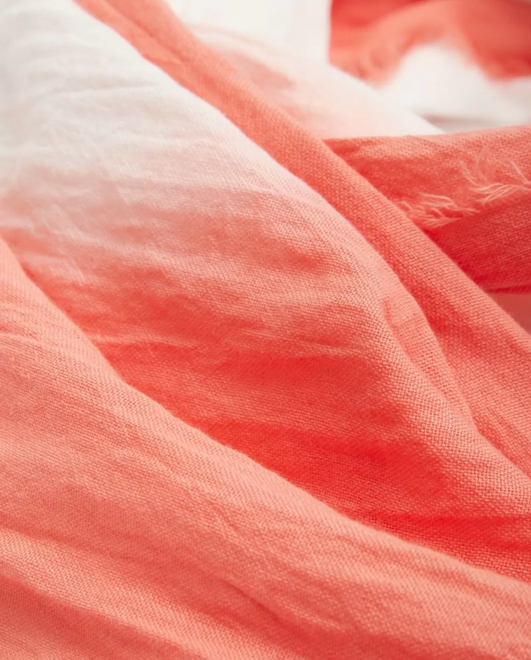 YERSE Tie-Dye Cotton Foulard Orange